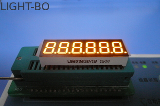 7개의 세그먼트 발광 다이오드 표시 전자 가늠자를 위한 0.36 인치 매우 밝은 호박색