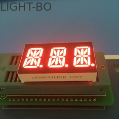0.54&quot; 3 손가락 14 세그먼트 발광 다이오드 표시 영숫자 최고 밝은 빨강 LED 색깔
