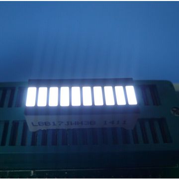 황색 10 LED 표시등 막대는, 큰 10 세그먼트 전시 25.4 x 10.1 x 7.9mm를 지도했습니다