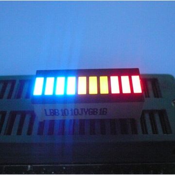 황색 10 LED 표시등 막대는, 큰 10 세그먼트 전시 25.4 x 10.1 x 7.9mm를 지도했습니다