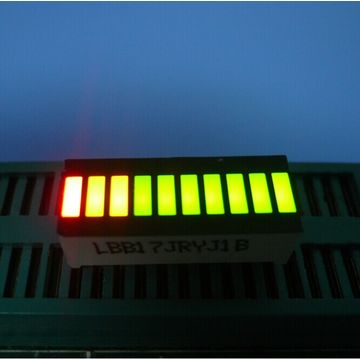 황색 10 LED 표시등 막대는, 큰 10 세그먼트 전시 25.4 x 10.1 x 7.9mm를 지도했습니다