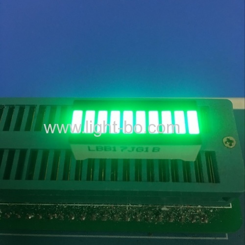 계기판을 위한 순수한 녹색 10 세그먼트 LED 막대기