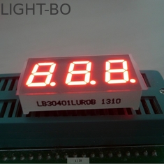 계기판 지시자를 위한 3배 손가락 7 세그먼트 LED 디지털 표시 장치 0.40 인치