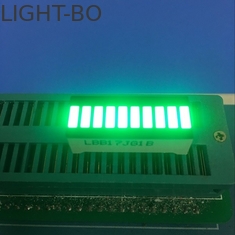 순수한 녹색 10 LED 표시등 막대 120MCD - 140MCD 광도