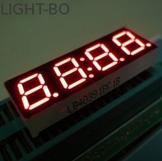 0.8 인치 4 손가락 7 세그먼트 LED 시계 전시 높은 광도 안정 성과