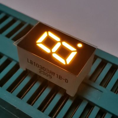 좋은 가격 앰버 색상 7.62mm 단자리 7 세그먼트 LED 디스플레이 공통 안도 온라인으로