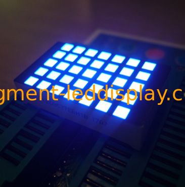 좋은 가격 초고휘도 파란색 3mm 5*7 사각형 도트 매트릭스 LED 디스플레이, 엘리베이터 층 표시용 로우 캐소드 컬럼 애노드 온라인으로