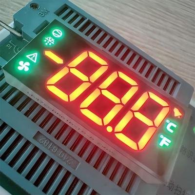 좋은 가격 3자리 7개 세그먼트 LED 디스플레이, 0.67인치 (17mm), 듀얼 컬러 (우르트라 밝은 빨간색/순한 녹색), 가정용 일반 카토드 온라인으로