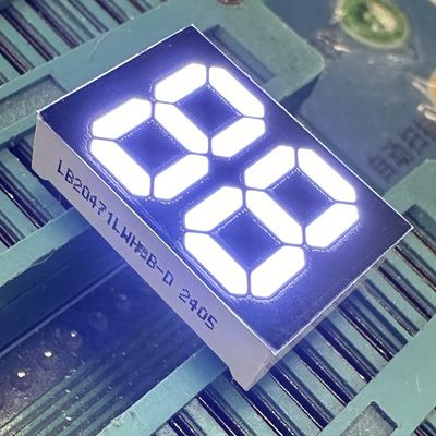 좋은 가격 Ultra Bright White 12mm (0.47-Inch) 2-Digit 7-Segment Common Cathode LED Display for Water Heater Temperature Control 온라인으로
