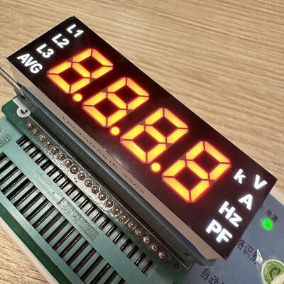 좋은 가격 전기 계기 패널 (공용 안도) 의 맞춤형 초백/붉은 4자리 7 세그먼트 LED 디스플레이 모듈 온라인으로