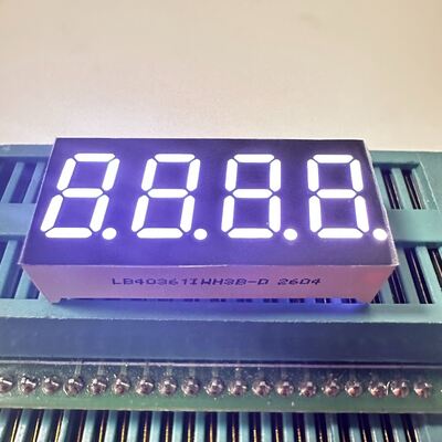 좋은 가격 4 Digit 9.2mm Ultra Bright White Common Anode 7 Segment LED Display for Process Control 온라인