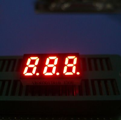 좋은 가격 저출력 전자 장치를 위한 3 자리수 7 세그먼트 전시 넓은 시야각 온라인으로