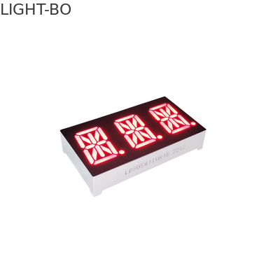 계기판을 위한 최고 빨간 세 자리 0.54 인치 14 부분 LED 디스플레이 공통 양극