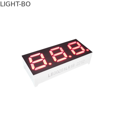 좋은 가격 초 밝은 빨간색 3자리 7 세그먼트 LED 디스플레이 0.28인치 소형 가전용품용 일반 카토드 온라인으로