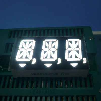 좋은 가격 디지털 표시기용 14.2mm 문자 높이 및 공통 양극/공통 음극을 갖춘 화이트 트리플 디지트 14 세그먼트 LED 디스플레이 온라인으로