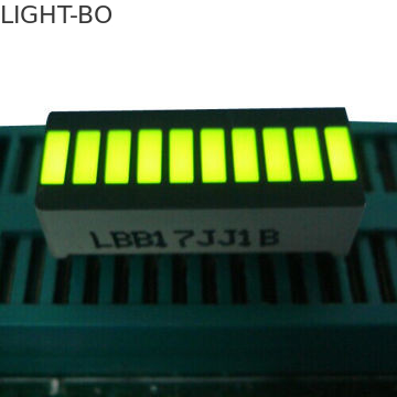 황색 10 LED 표시등 막대는, 큰 10 세그먼트 전시 25.4 x 10.1 x 7.9mm를 지도했습니다