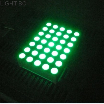 좋은 가격 메시지를 이동하는 순수한 녹색 5x7 점 행렬 3mm LED 빛은 서명합니다 온라인으로