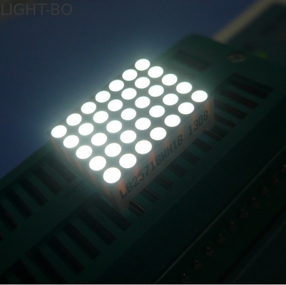 매우 밝은 빨강 2.0mm 5x7 점 행렬 전시 높은 광도