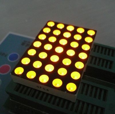 5mm 5x7 점 행렬 이동하는 표시를 위한 지도된 전시 매우 밝은 황색 넓게