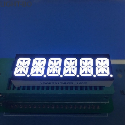 매우 백색 10mm 6개의 손가락 14 세그먼트는 계기판을 위한 전시 일반적인 양극을 지도했습니다