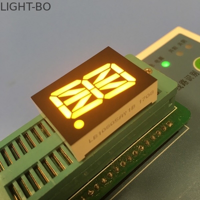 공통 양극 단일 손가락 LED 16 세그먼트 디스플레이 저전력 소비