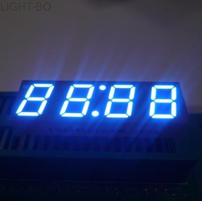 매우 파란 LED 시계 전시, 4 전자 레인지를 위한 dight 7 세그먼트 발광 다이오드 표시 4 손가락