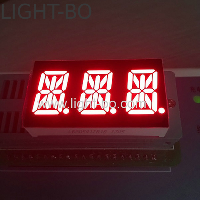 3자리 0.54인치 RED 14 세그먼트 LED 디스플레이 산업용 애노드