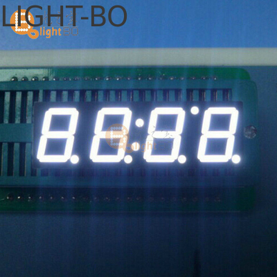 일반 카थो드 4자리 7 세그먼트 LED 디스플레이 밝은 흰색 0.39인치