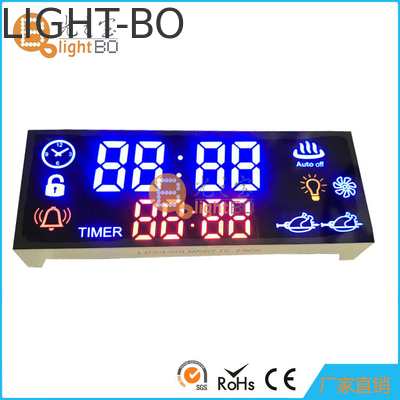 다채색 8자리 7 세그먼트 LED 디스플레이 가스 요리용 사용자 지정 LED 디스플레이