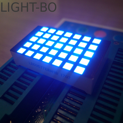 높은 밝기 5x7 점 매트릭스 LED 디스플레이, 높은 갱신 속도 및 -20°C ~ 70°C