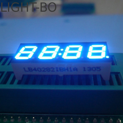 다양한 색상 LED 시계 디스플레이와 초 밝은 흰색 발광 색상 및 알루미늄 프레임 캐비닛 재료