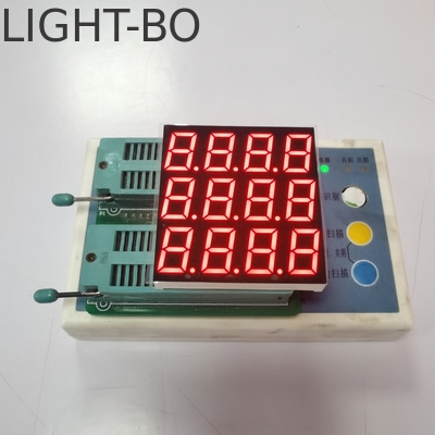 좋은 가격 제어 기기의 초 밝은 빨간색 3 행 4자리 7개 세그먼트 LED 디스플레이 온라인으로