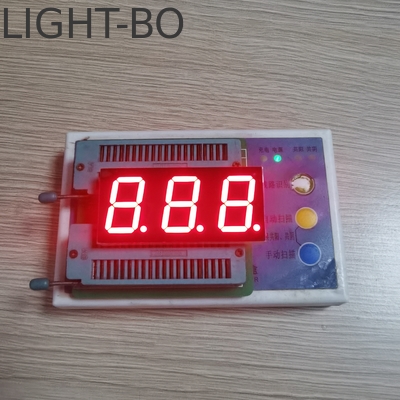 좋은 가격 외관 디스플레이를 위한 초 밝고 붉은 색 카थो드 3자리 7개 세그먼트 LED 디스플레이 온라인으로