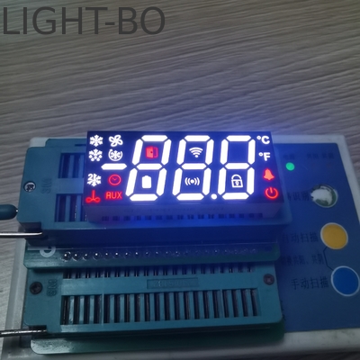 3자리 7개 세그먼트 LED 화면 냉장고 컨트롤러용 일반 카토드