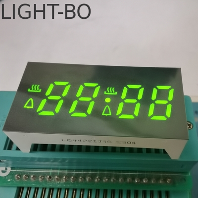 오븐 타이머 제어용 노란 녹색 안오드 커스텀 7 세그먼트 LED 디스플레이