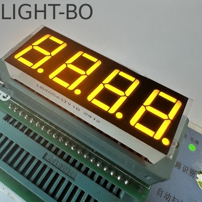 울트라 밝은 앰버 4자리 14.2mm 7 세그먼트 LED 디스플레이 온도 조절용 공통 안도