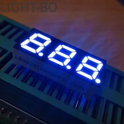 좋은 가격 3자리 0.28인치 흰색 7 세그먼트 LED 디스플레이 일반 카소드 온라인으로
