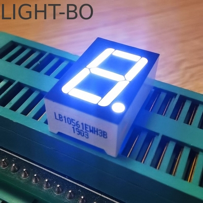 단자리 7 세그먼트 LED 디스플레이 디지털 표시기 백색 공통 아노드