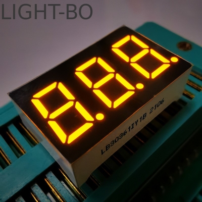 좋은 가격 슈퍼 밝은 앰버 LED 디스플레이 7 세그먼트 3자리 9.2mm 패널 미터용 일반 카토드 온라인으로