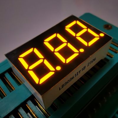 좋은 가격 3자리 9.2mm 초 밝은 앰버 7 세그먼트 LED 디스플레이 패널 미터용 공통 안도 온라인으로