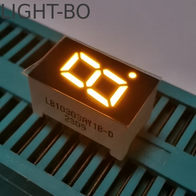 좋은 가격 앰버 색상 7.62mm 단자리 7 세그먼트 LED 디스플레이 공통 안도 온라인으로