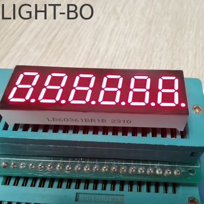 좋은 가격 초 밝은 빨간색 6자리 0.36인치 7 세그먼트 LED 디스플레이, 기기판에 널리 사용됩니다 온라인으로
