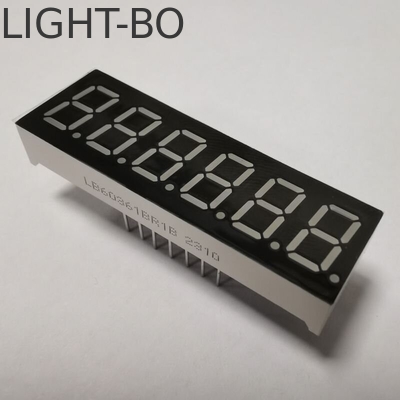 좋은 가격 초 밝은 빨간색 6자리 0.36인치 7 세그먼트 LED 디스플레이, 기기판에 널리 사용됩니다 온라인으로