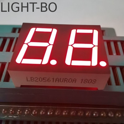 좋은 가격 일반 카토드 초 밝은 빨간색 7 세그먼트 LED 디스플레이 18 핀 2 자리 0.56 인치 온라인으로