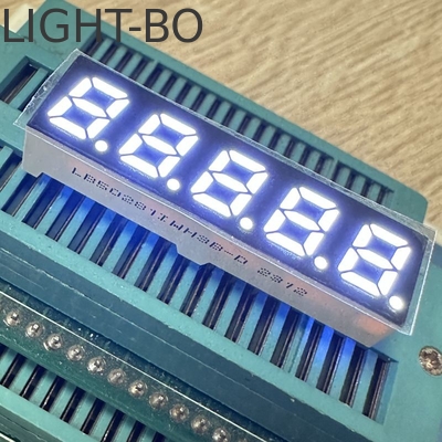 좋은 가격 5자리 7mm 7 세그먼트 LED 디스플레이 빈도 변환기용 일반 안오드 초 밝은 흰색 온라인으로