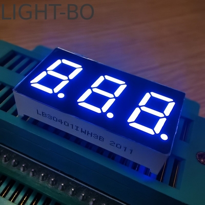 7 세그먼트 LED 디스플레이 0.4 인치 온도 표시기 일반 안오드 초백
