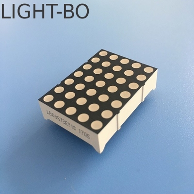 DOT 매트릭스 LED 디스플레이 3mm 초 밝은 노란색