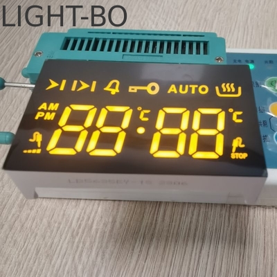 좋은 가격 울트라 앰버 LED 디스플레이 7 세그먼트 4자리 4 키 터치용 공동 카소드 온라인으로