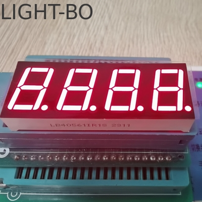 좋은 가격 4자리 14.2mm 높은 밝은 빨간색 7 세그먼트 LED 디스플레이 온도 조절용 공통 안도 온라인으로