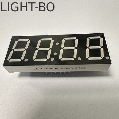 온도 조절용 4자리 14.2mm 순수한 녹색 7 세그먼트 LED 디스플레이 공통 안도